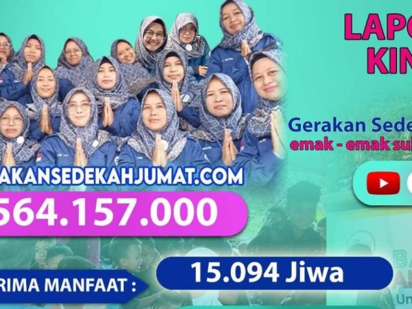 SETENGAH MILYARD LEBIH, GSJ SALURKAN MANFAAT SEDEKAH DARI DONATUR